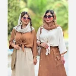 شومیز گره ای سوپر شانتون گرم بالا آستی پاکتی کیمونو فری سایز