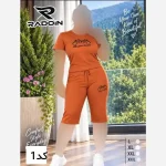 ست تیشرت شلوارک پروانه جنس تیپ لاکرا اعلا سایز لارج و ایکس لارج - تصویر 3