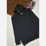 سویشرت جلو زیپ دار دورس تو کرکی مشکی فری سایز - تصویر 7