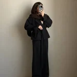 کت شلوار زنانه مدل سانی جنس مازراتی دبل سایزبندی - تصویر 3