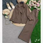 ست اداری سیلانا جنس هرمس برند اصل رنگ مشکی قهوه ای نسکافه ای کاراملی سایز 38 تا 46 فری - تصویر 5