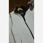 پافر مموری اسپرت زنانه جنس مموری گرم بالا آستر کشی شده رنگ گندمی و شیری - تصویر 11