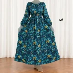 پیراهن ساحلی زنانه کش دار نخی فری سایز مناسب تا 48