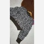 کراپ بافت پلنگی زنانه آکریل درجه یک فری سایز - تصویر 9