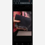 بلوز شلوار دخترانه پاپیونی نگین دار دورس و شلوار لی بگ سرخابی - تصویر 3
