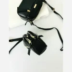 کیف ادویرو پلاس زنانه مشکی جنس شرانگ نرم مناسب روزمره سایز 14-22