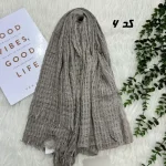 شال نخی کنفی وارداتی روزمره قواره 190 در 65 سانتی متر - تصویر 9
