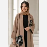 مانتو زنانه کرپ مازراتی تیکه دوزی مدل میرا قد 80 - تصویر 6
