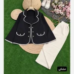 ست کت و شلوار زنانه پاییزه سوپرمازراتی پاپیون دار - تصویر 5