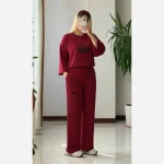 ست تیشرت شلوار نیهان الو جنس گلکسی درجه یک سایز 38 تا 46 - تصویر 3