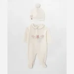 سرهمی مخمل دخترانه با کلاه طرح ژاکلین