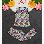 ست تاپ و شلوار ورزشی و خانگی زنانه جنس فلامنت کشی مناسب سایز 38 تا 50 - تصویر 4