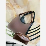 کیف زنانه بند گره جنس وارداتی به همراه کیف آرایش - تصویر 6