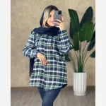 مانتو پشمی زنانه فری سایز 38 تا 46 - تصویر 14
