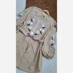 تونیک چاپی رنگی آرامش جنس شانتون درجه یک فری سایز - تصویر 15
