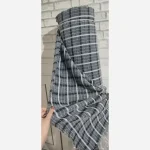 کفتان پشمی چهارخونه بلند طرح هیام فری سایز - تصویر 5