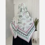 روسری طرحدار پینترستی سوپرنخ قواره 140 کیفیت تضمینی