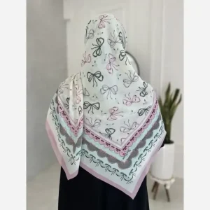 روسری طرحدار پینترستی سوپرنخ قواره 140 کیفیت تضمینی