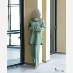 ست مانتو و شلوار زنانه مدل تارا جنس شانتون درجه یک - تصویر 4