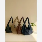 کیف زنانه یک طرف گره جنس وارداتی رنگ مشکی - تصویر 5