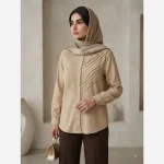 شومیز زنانه مجلسی توکی کراش سایز 36 تا 58 - تصویر 4