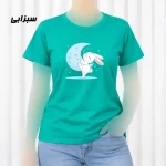 تیشرت زنانه نخ پنبه مدل خوابالو فری سایز - تصویر 3