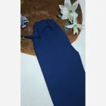 شلوار بگ زنانه طرح جین نیل ترک وارداتی کمر کش - تصویر 19