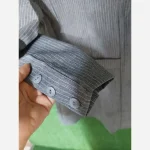 ست اداری اطلس جنس پرشیادونخ اعلا رنگ طوسی و دودی - تصویر 3