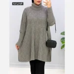 مانتو پانچ بافت ترنج فری سایز مناسب سایز 40 تا 54 - تصویر 9