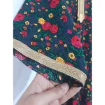 پیراهن ساحلی زنانه گلدار یقه طلا کوب جنس سوپر نخ اعلا فری سایز - تصویر 11