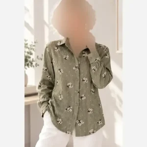 شومیز گلدار جنس عالی