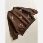 ست بلوز و شلوار بگ دخترانه پاپیون مرواریدی دورس دو نخ سایز 3 تا 10 سال - تصویر 11