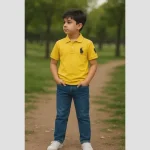 تیشرت یقه دار جودونه اسپرت پسرانه پنبه درجه یک در 6 رنگ سایز 2 تا 12 سال - تصویر 4