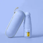چتر جیبی کپسول دار مسافرتی ضد آب و ضد باد با محافظ آفتاب SPF 50 - تصویر 2