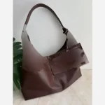 کیف زنانه شرانگ وارداتی دو جیب جلو مشکی و شکلاتی - تصویر 4