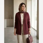 مانتو کتی لینن زنانه مدل الی سایز 38 تا 54 - تصویر 12