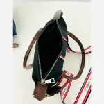 کیف زنانه مدل تامی فایر جنس نانسی طرح تامی بند دوشی پهن سایز 19 در 26 رنگ بندی متنوع - تصویر 2