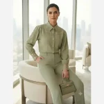 شومیز زنانه مجلسی مدل سوگین جنس توکی کراش سایز بزرگ تا 56 - تصویر 12