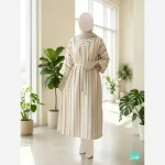 مانتو لینن زنانه مدل الیس قد 120 رنگبندی متنوع - تصویر 9
