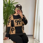 ست بافت پاپیون ادرینا بافت گرم بالا سایز 38 تا 48 - تصویر 8
