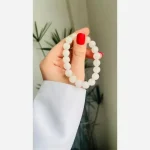 دستبند دخترانه مهره ای مدل آفتاب پرست تغییر رنگ دهنده در نور خورشید