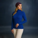 بلوز یقه اسکی زنانه جنس فانریپ کبریتی اعلا رنگبندی متنوع سایز فری سایز - تصویر 3