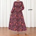 پیراهن ساحلی زنانه کش دار نخی فری سایز مناسب تا 48 - تصویر 3