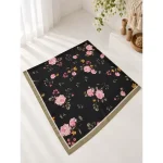 روسری ساتن حریر مجلسی سایز 120 در 120 زنانه - تصویر 4
