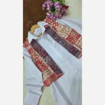 جلیقه زنانه فرحناز جنس گلیمی گرم بالا فری سایز رنگ قرمز و آبی - تصویر 5