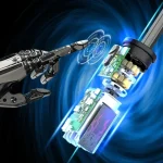 چتر اتومات شارژی مشکی برند RST مناسب تمام سنین - تصویر 6
