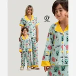 ست روبدوشام پسرانه نخ پنبه لاکرا سایز 2 تا 12 سال - تصویر 3