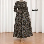 پیراهن ساحلی زنانه کش دار مدل زنجیری نخی فری سایز مناسب تا سایز 48 - تصویر 2