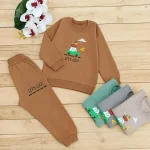 بلوز شلوار دورس پنبه طرح ماشین خرگوشی بچگانه - تصویر 3