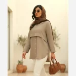 تونیک زنانه لینن مدل پری سایز 38 تا 48 - تصویر 14
